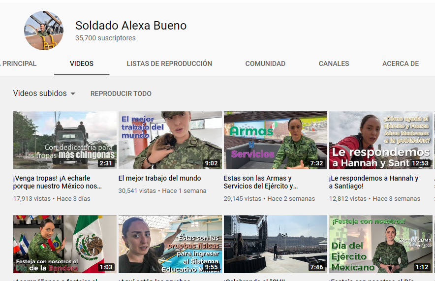 Soldado youtuber, la otra cara del Ejército Mexicano