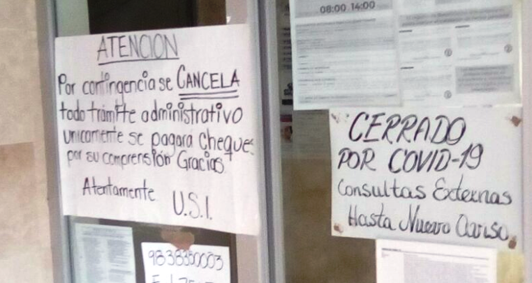 Cierran ISSSTE en Cancún por falta de insumos