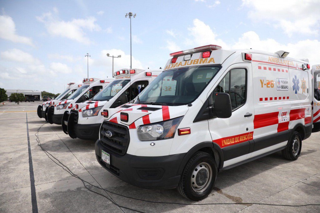 Hay nuevas ambulancias en la SSP para atención a Covid-19