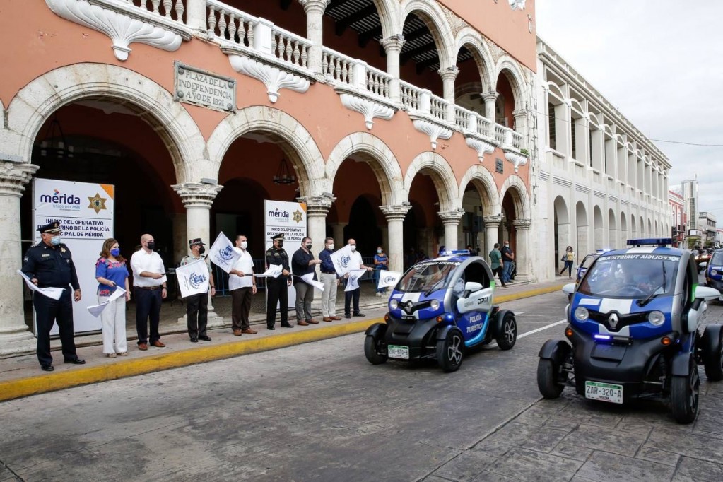 Arranca operativo decembrino de la Policía Municipal de Mérida 2021