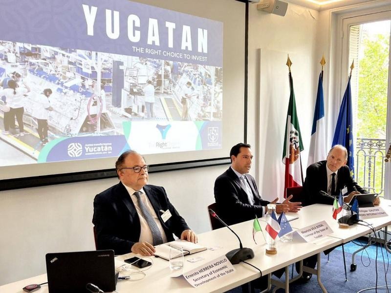 Promocionan Yucatán ante empresarios franceses para atraer inversiones y empleos