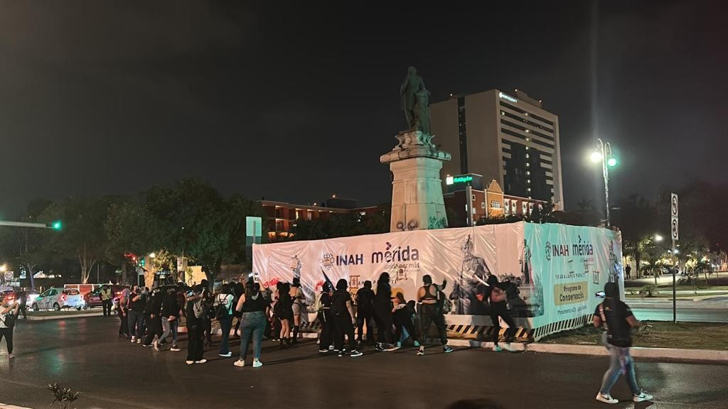El INAH evaluara las afectaciones en monumentos históricos tras la marcha del 8M