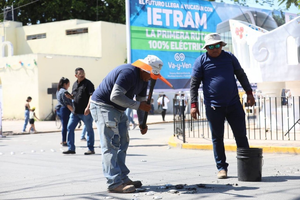 A finales del mes de agosto ya estaría lista la infraestructura de la ruta Kanasín - La Plancha del Ie-Tram