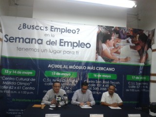 La Semana del Empleo ofertará mínimo 600 vacantes en Mérida