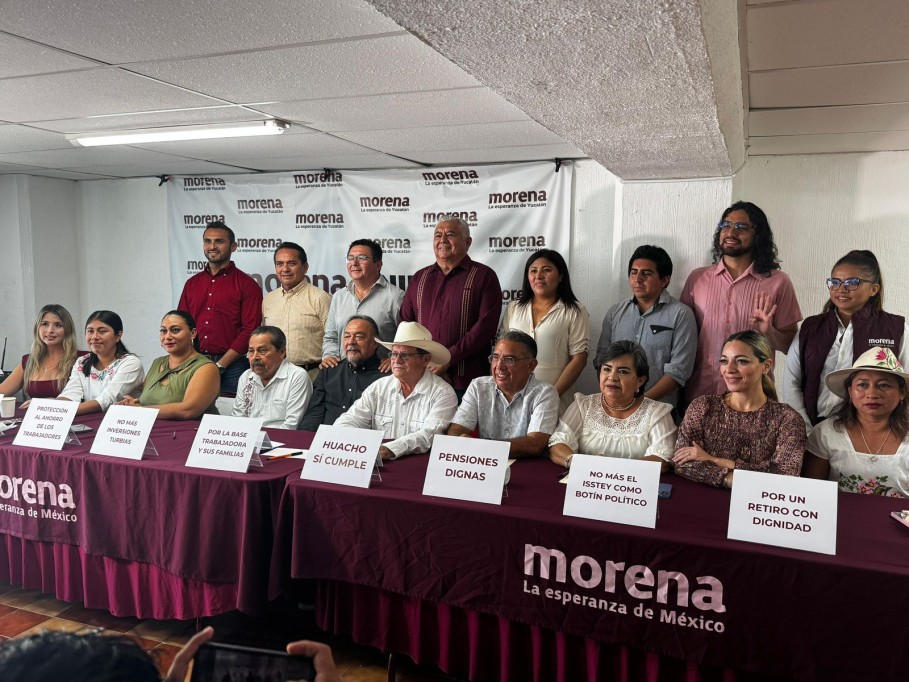 Se comprometen legisladores de morena a aprobar la reforma al Isstey