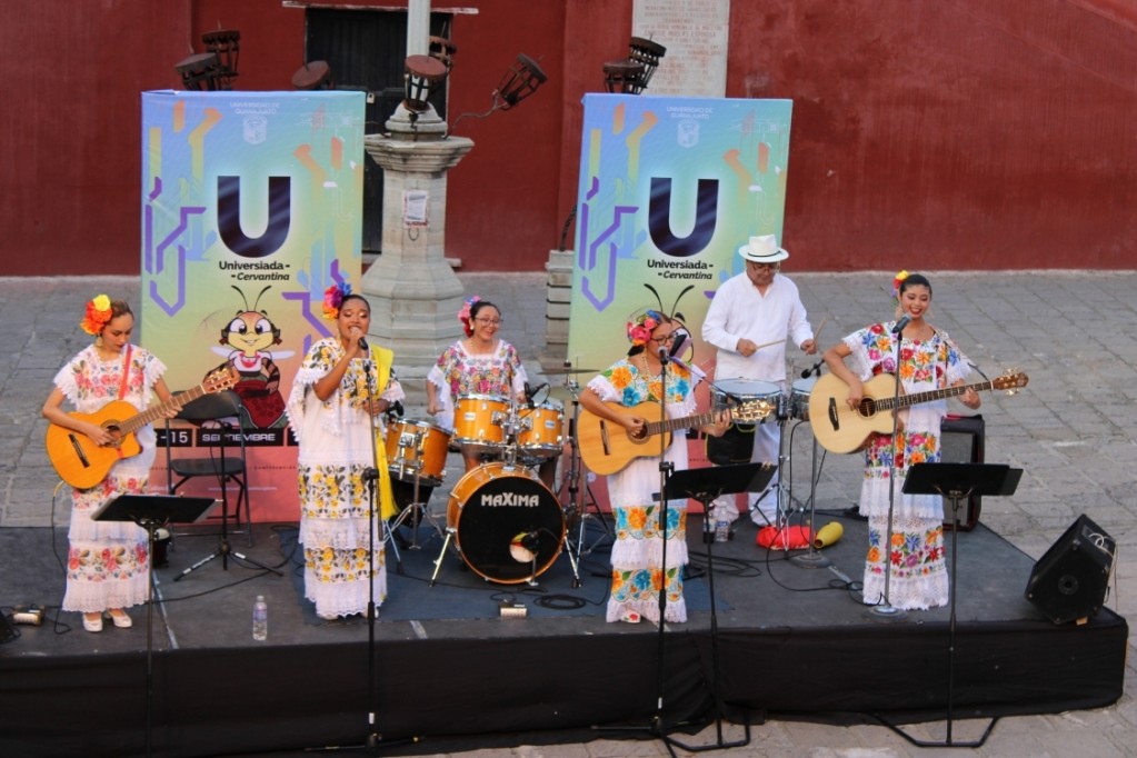 Figuran trovadoras yucatecas en la Universiada Cervantina, en Guanajuato