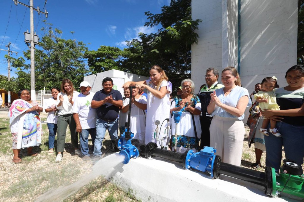 Instalarán nuevo sistema de agua potable en Santa María Chi