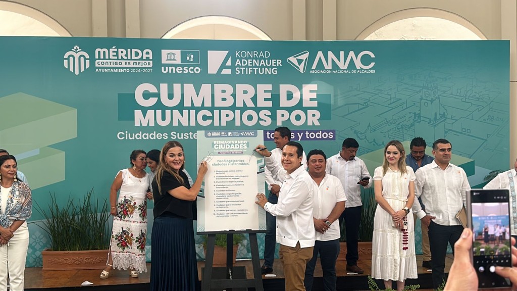 Realizan Cumbre de Municipios por Ciudades Sustentables, en Mérida Realizan Cumbre de Municipios por Ciudades Sustentables, en Mérida