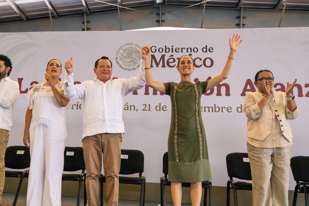 Reafirma presidenta Sheinbaum compromiso con bienestar y transformación de Yucatán