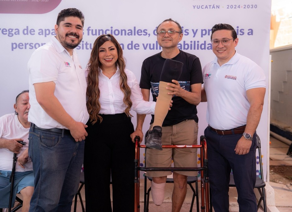 Entrega DIF Yucatán apoyos que transforman vidas con prótesis, órtesis y aparatos funcionales