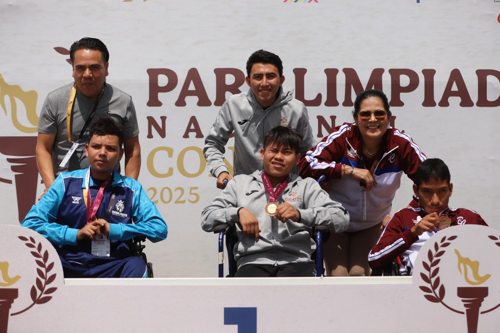 Brilla Yucatán en la Paralimpiada Nacional, con 36 medallas, en la primera etapa