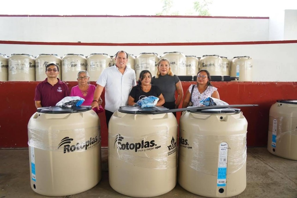 Concluye la entrega de tinacos subsidiados en Tizimín Concluye la entrega de tinacos subsidiados en Tizimín