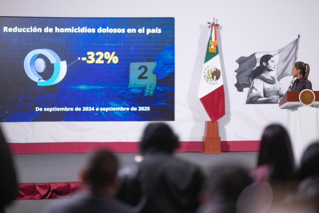 Reducción de 32% en homicidios dolosos es muy significativa, 27 personas que no fallecen diariamente: CSP Reducción de 32% en homicidios dolosos es muy significativa, 27 personas que no fallecen diariamente: CSP