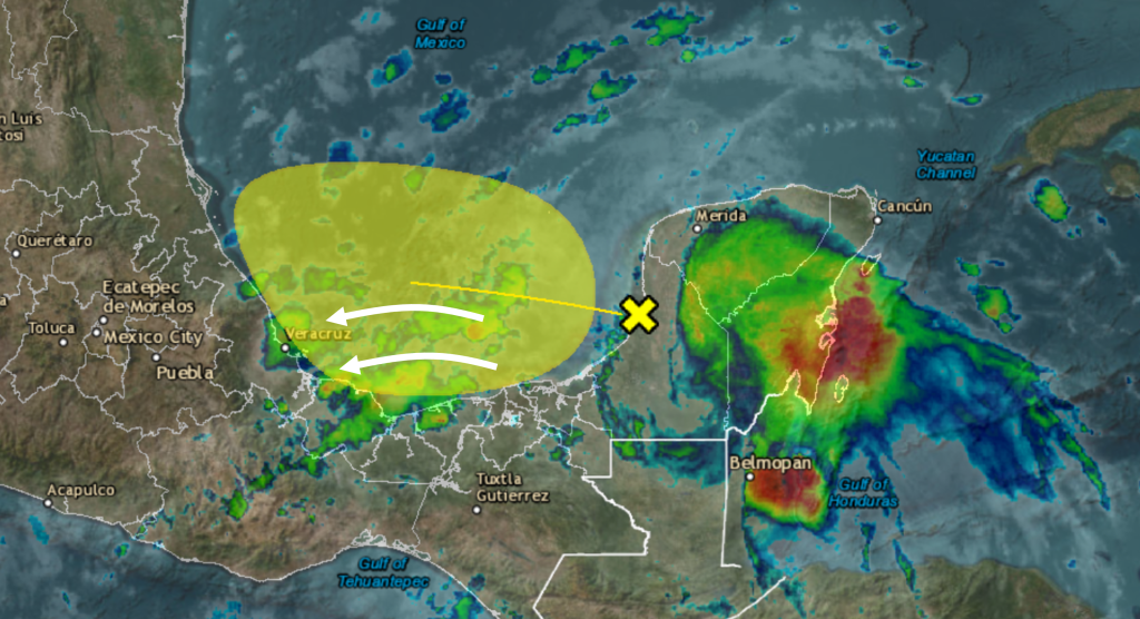 Seguirán las lluvias en Yucatán por influencia de sistema de baja presión Seguirán las lluvias en Yucatán por influencia de sistema de baja presión