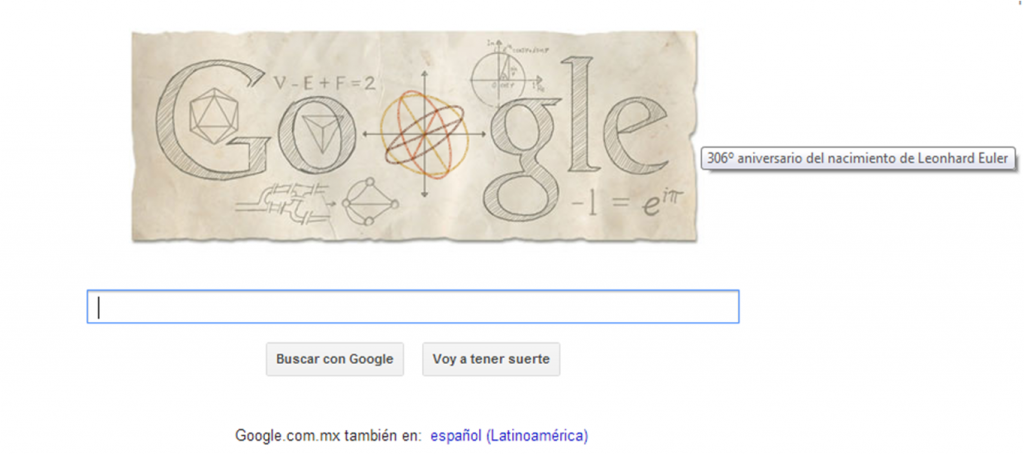 Google celebra al matemático Leonhard Euler