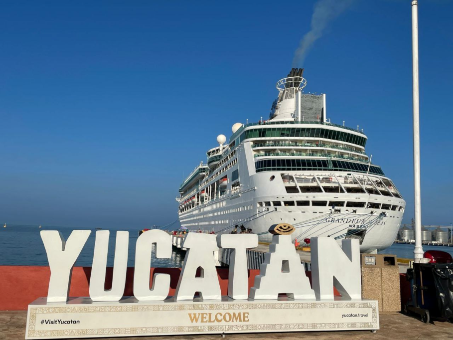 Yucatán fortalece su presencia en el turismo de cruceros