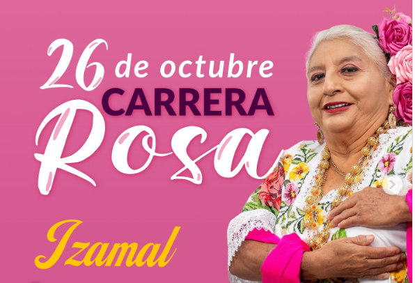 Gran Fiesta Rosa este 26 de octubre, en Izamal Gran Fiesta Rosa este 26 de octubre, en Izamal