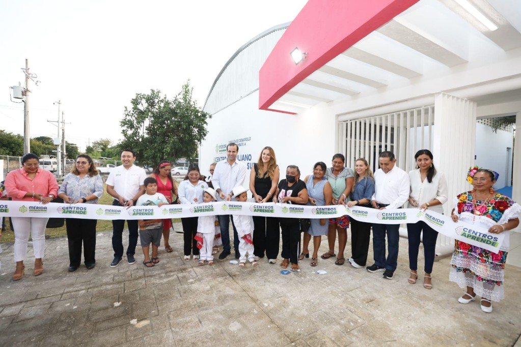 Cecilia Patrón impulsa el desarrollo y bienestar de los meridanos con el nuevo Centro Aprende Emiliano Zapata Sur II. Cecilia Patrón impulsa el desarrollo y bienestar de los meridanos con el nuevo Centro Aprende Emiliano Zapata Sur II.