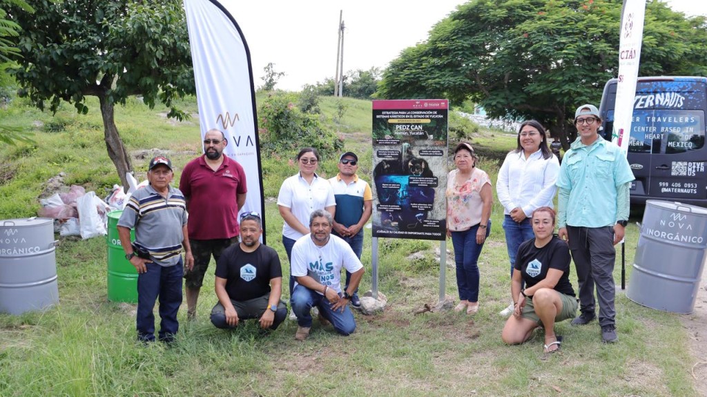 Gobierno y sociedad se unen para proteger cenotes de Homún Gobierno y sociedad se unen para proteger cenotes de Homún