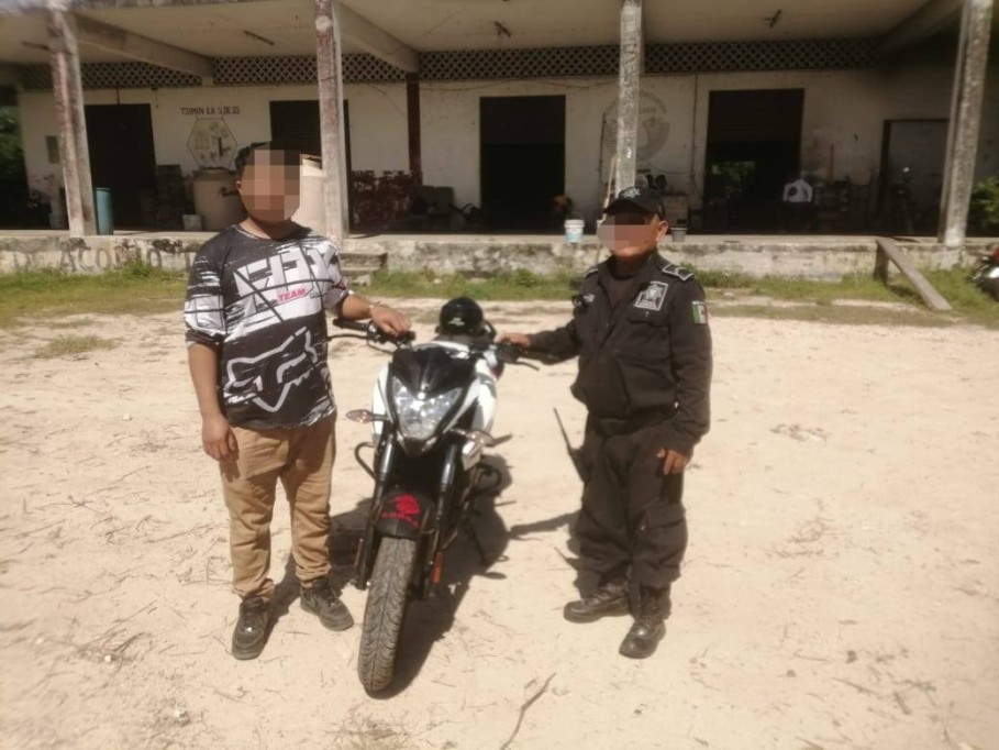 Entregan motocicleta a su legítimo propietario