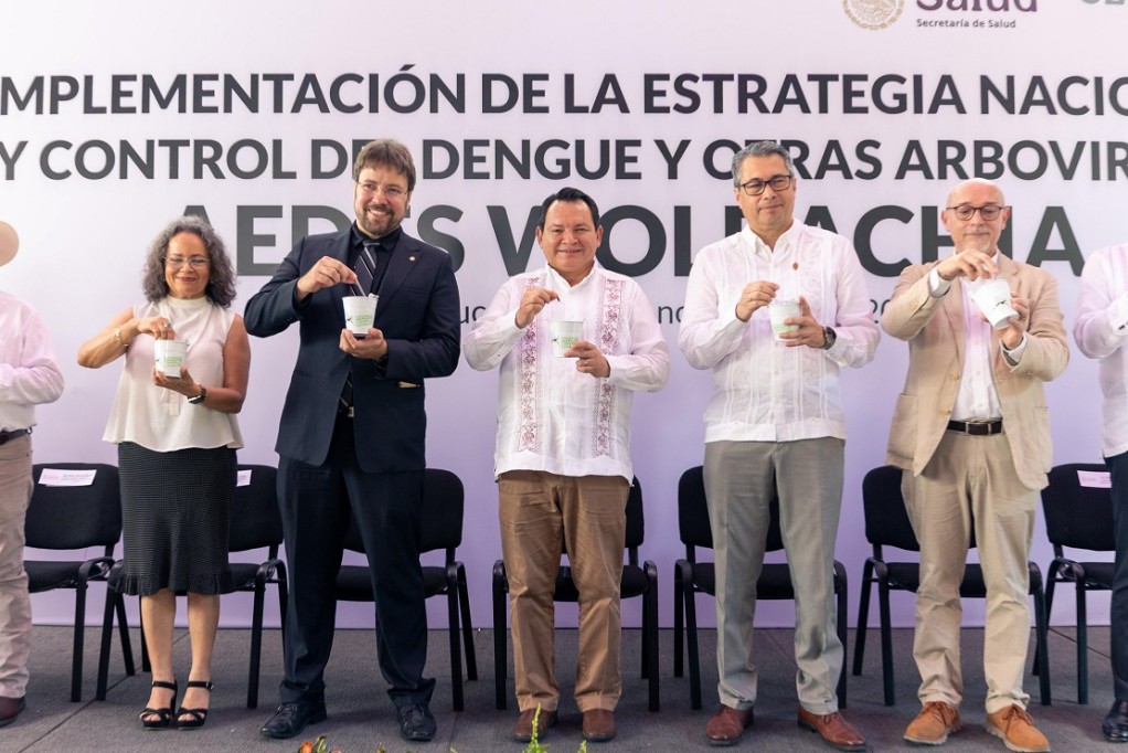 Yucatán, a la Vanguardia en control de Arbovirosis con estrategia de mosquitos Wolbachia