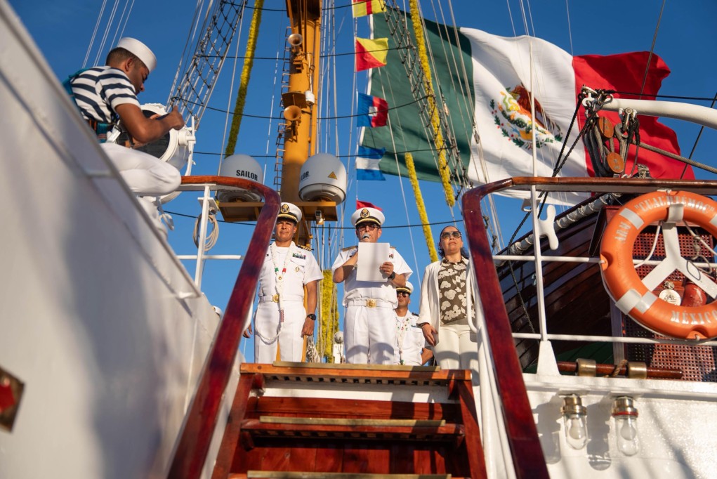 Desde este martes se puede visitar el buque Cuauhtémoc, en Progreso