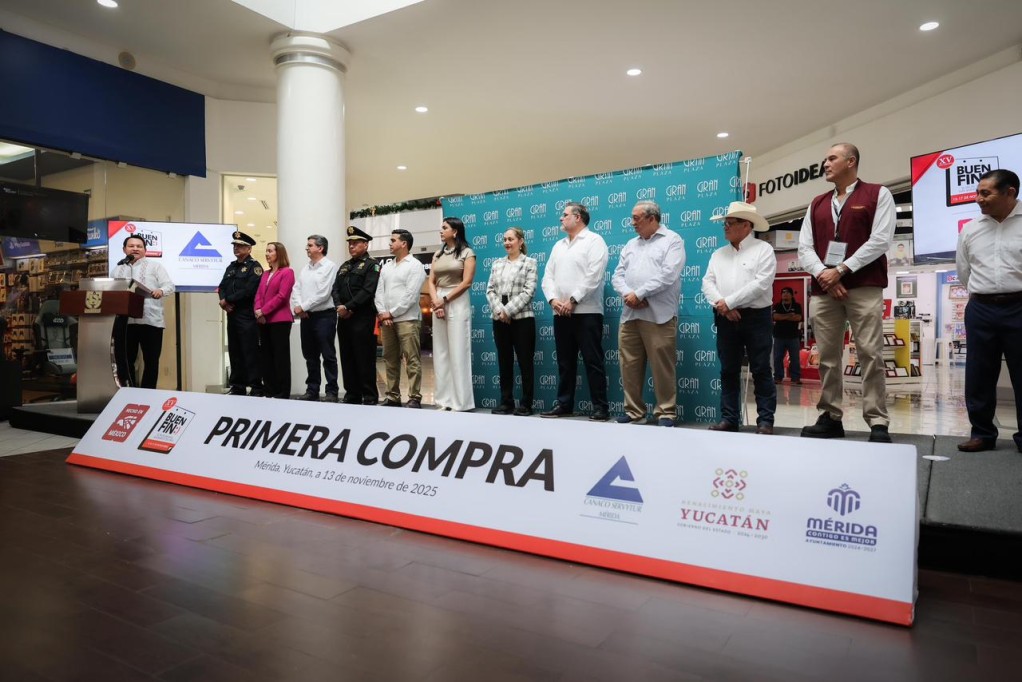 Gobernador de Yucatán impulsa el Buen Fin con primera compra y estímulos fiscales