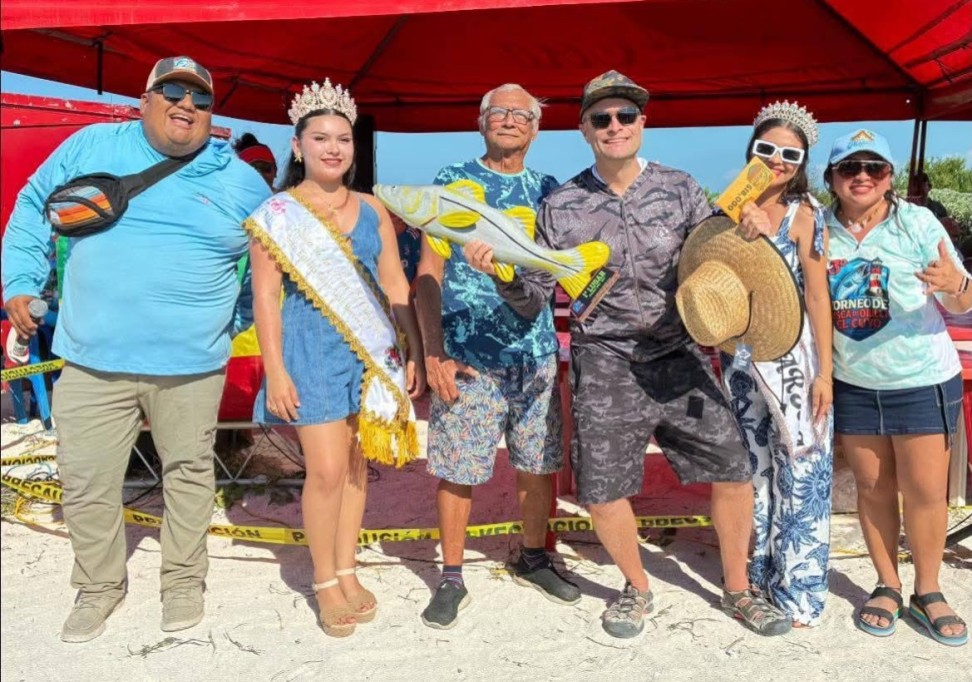 Realizan el Tercer Torneo de Pesca de Orilla, en El Cuyo