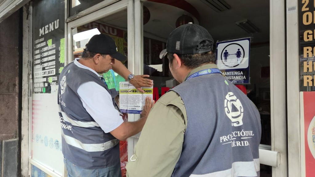 Suspenden actividades a tres establecimientos por incumplir normas de Protección Civil