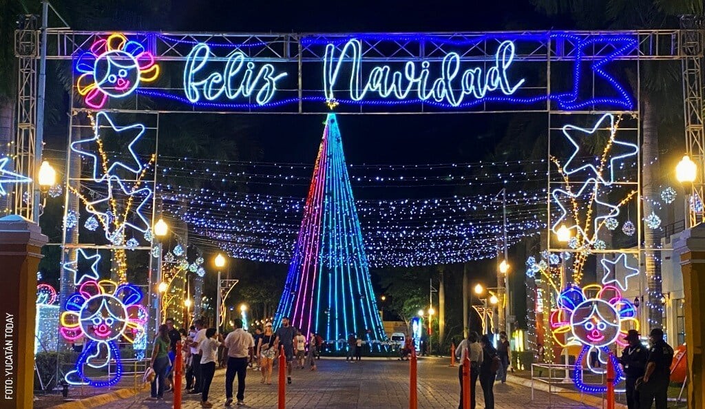 Estos son los spots navideños más instagrameables de Mérida