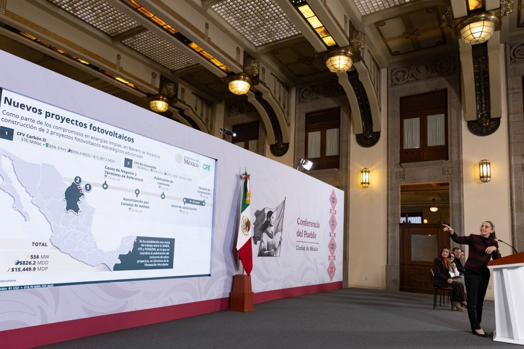 En 2026 CFE iniciará construcción de proyectos para la generación de 6 mil megawatts