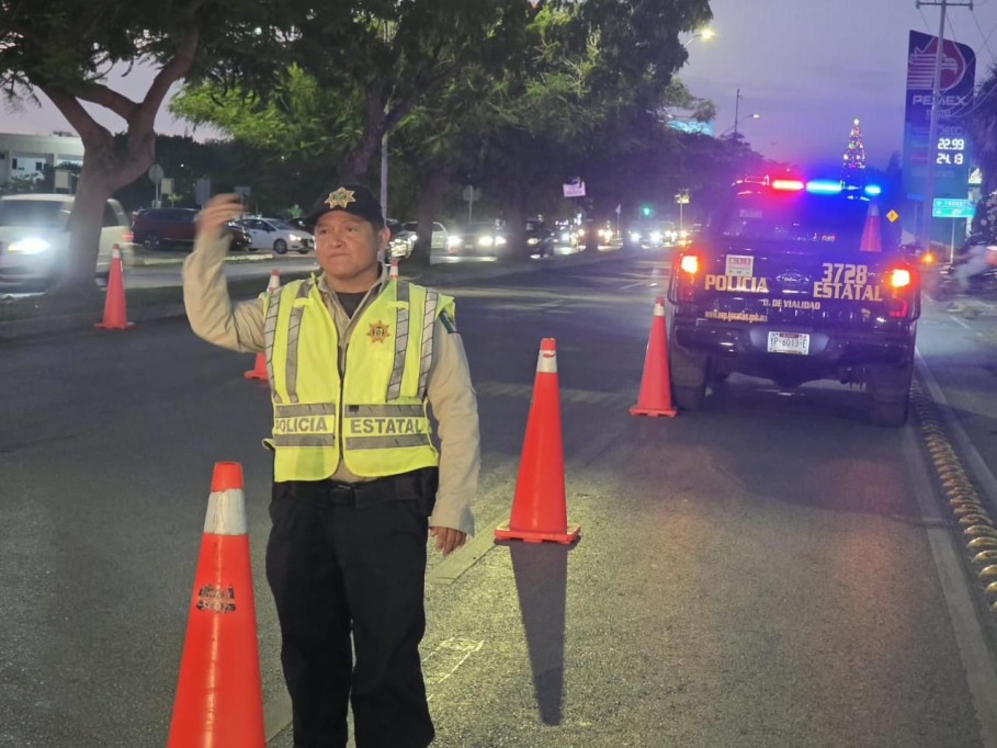 SSP reporta ocho siniestros viales durante operativo navideño