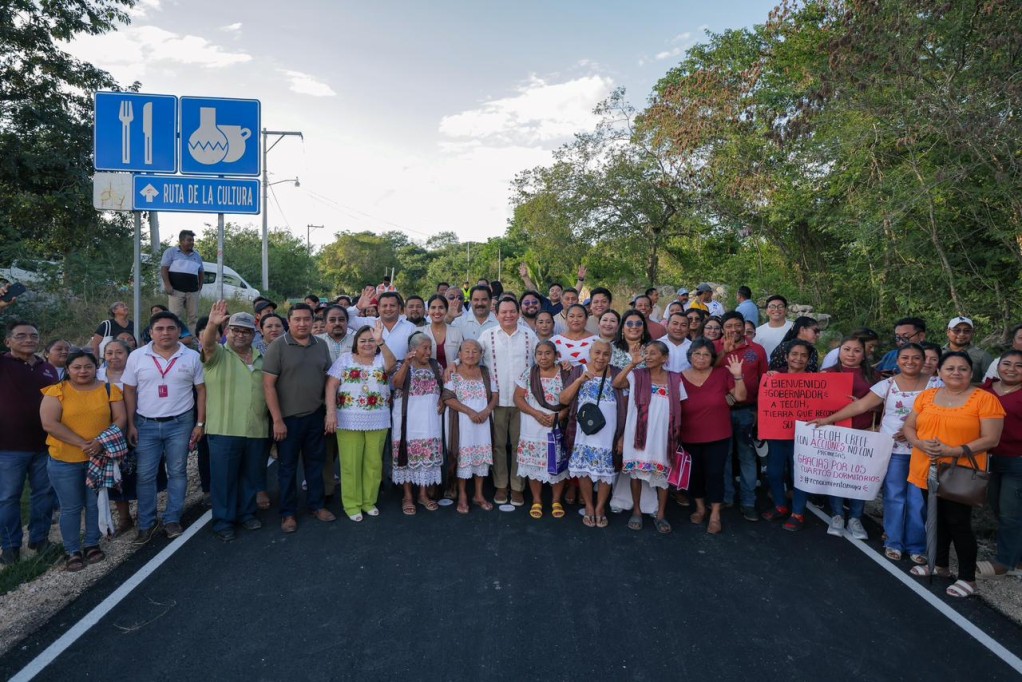 Fortalecen la movilidad con obras de infraestructura, en Tecoh