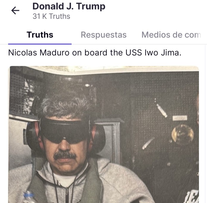 Trasladan a Maduro a Nueva York