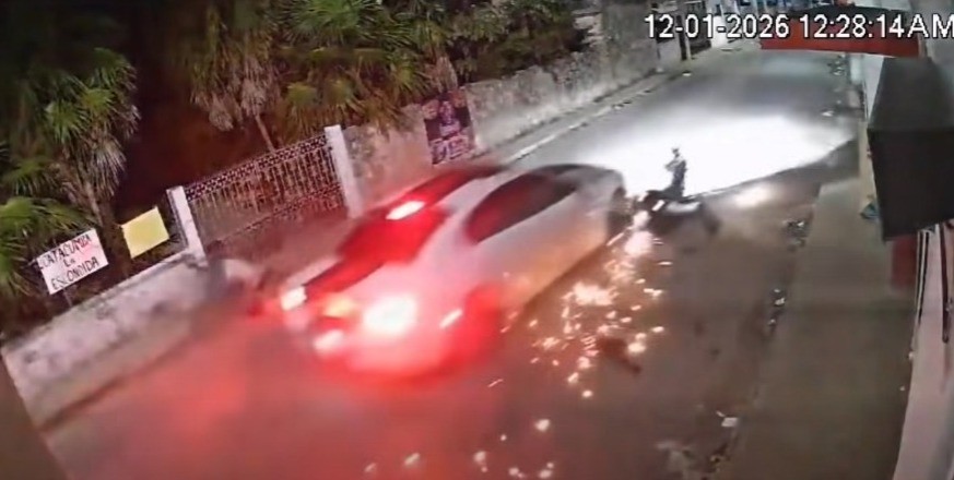 Buscan a responsable de un accidente en Tizimín