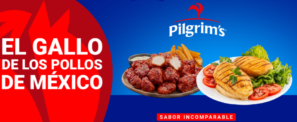 Anuncian mil 300 millones de dólares de inversión de “Pilgrim’s”