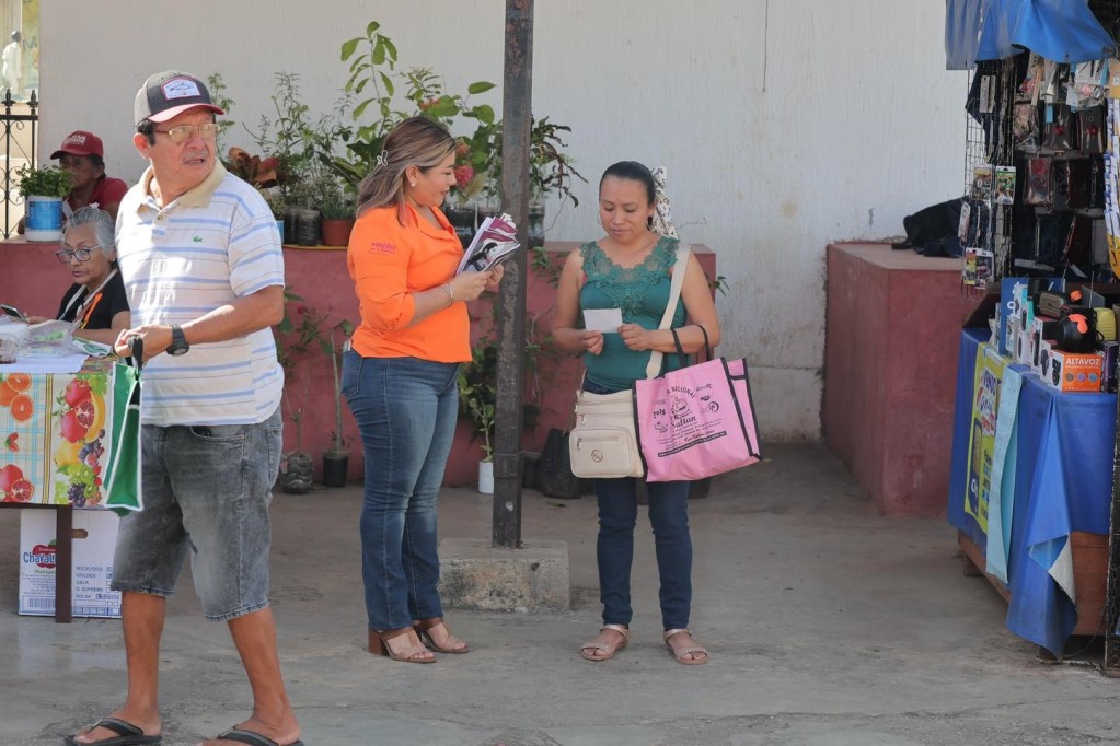 Difunden en el Día Naranja en Tizimín sobre el “Violentómetro”