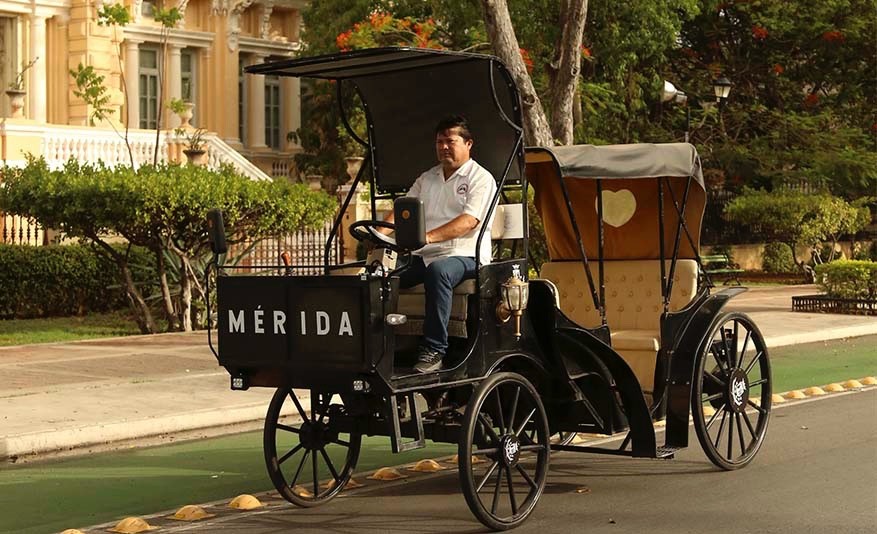 Regresarán las calesas eléctricas a las calles de Mérida
