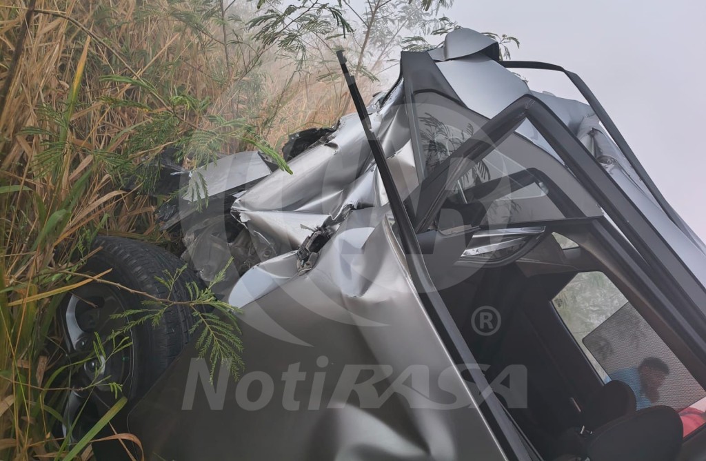 Se reporta accidente en carretera Tizimín-Sucilá, por neblina y humo de basurero