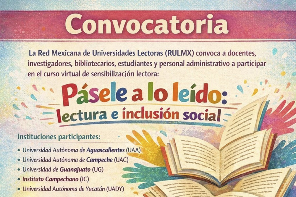 UADY impulsa la lectura como herramienta de inclusión social a nivel nacional