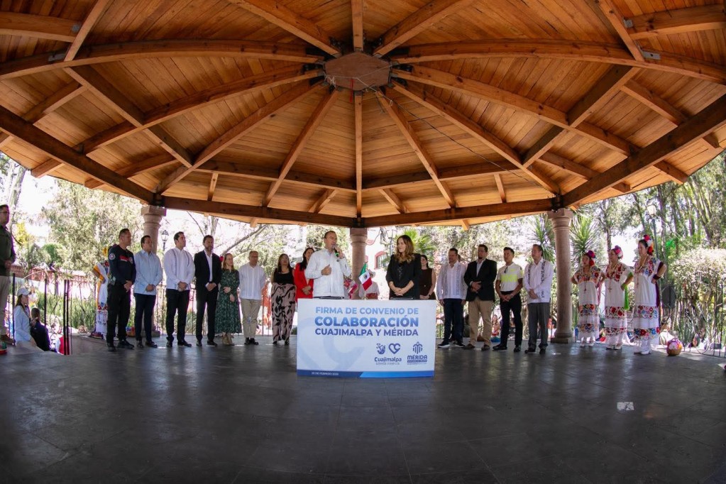 Sellan alianza estratégica Mérida y Cuajimalpa por la paz y la cultura