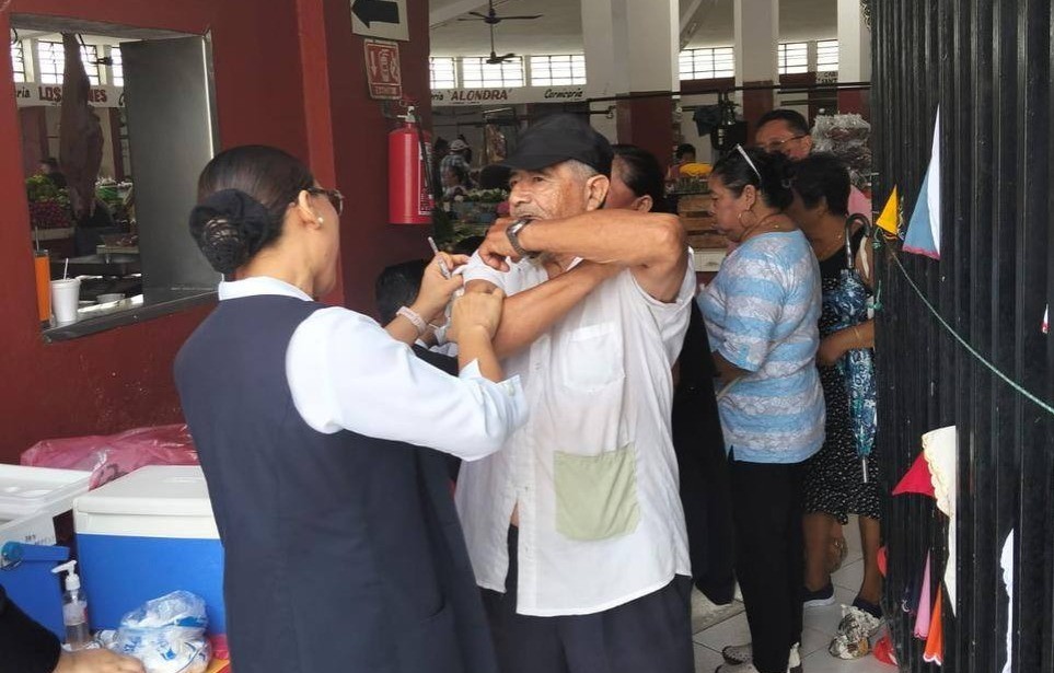 Continúa campaña intensiva contra el sarampión, en Tizimín