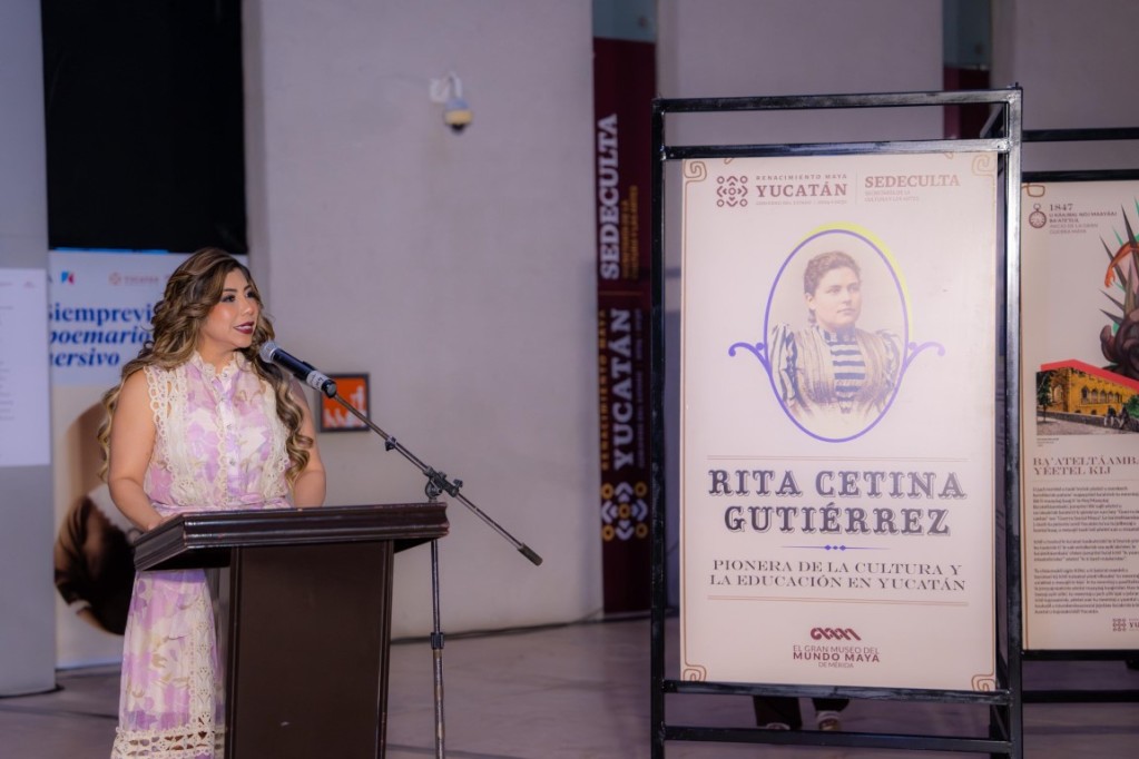 Inauguran Sedeculta y BBVA México exposición inmersiva sobre Rita Cetina, con motivo del 8M