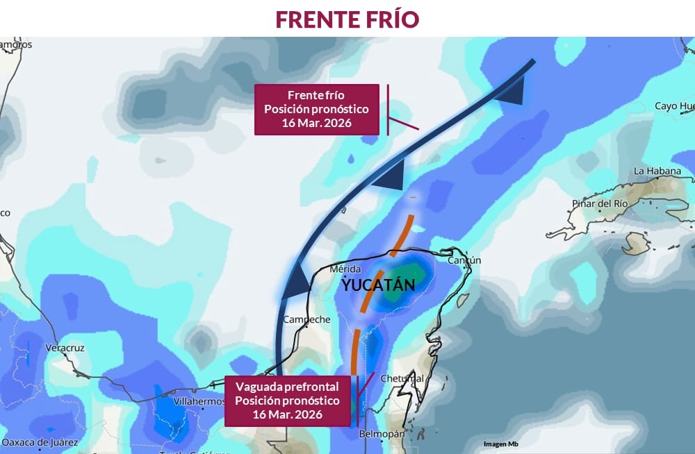 Traerá nuevo frente frío lluvias la próxima semana: Procivy