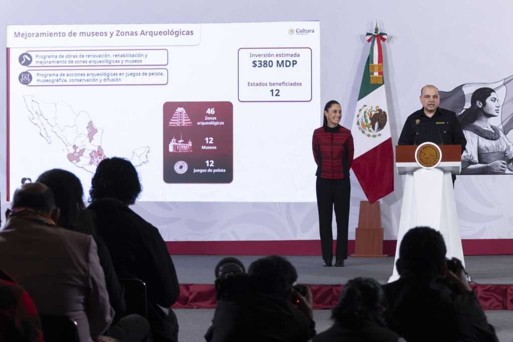 Invertirá Gobierno Federal más de mil 800 mdp en cultura