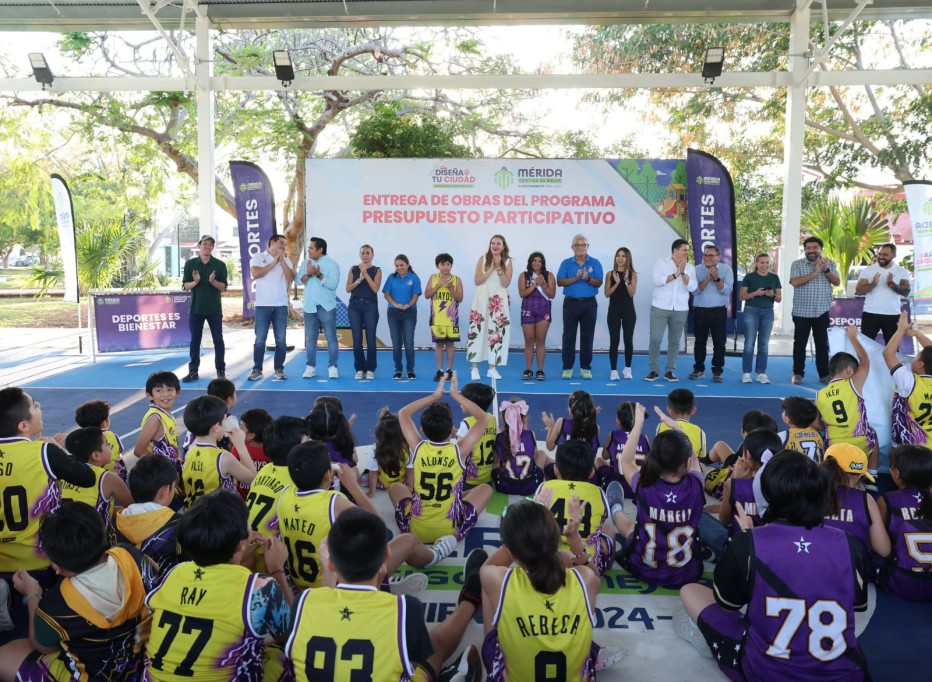 Impulsan en Mérida infraestructura recreativa para el bienestar colectivo