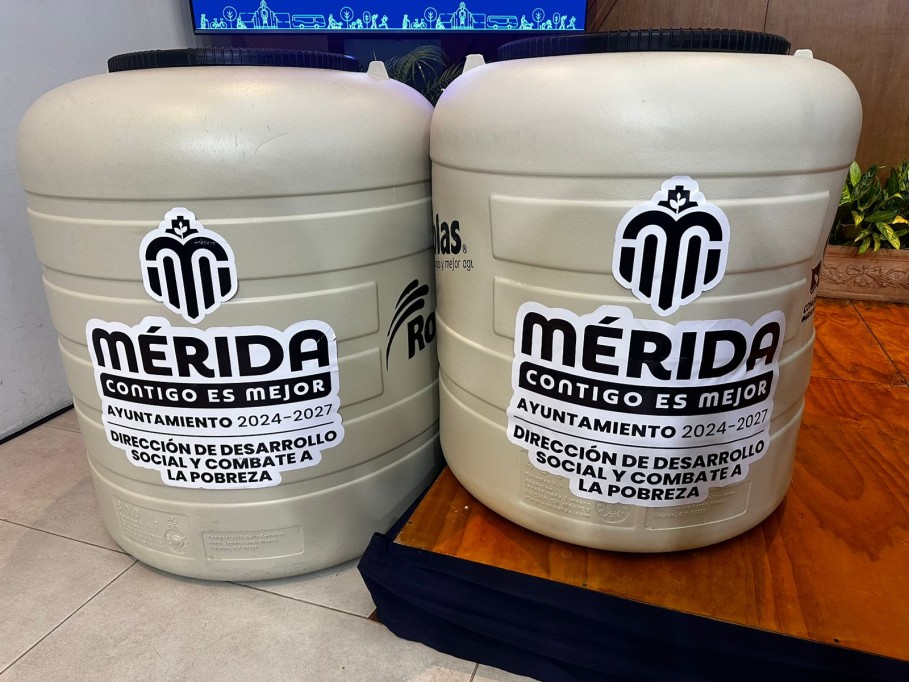 Anuncia Ayuntamiento de Mérida subsidios para impermeabilizantes y tinacos