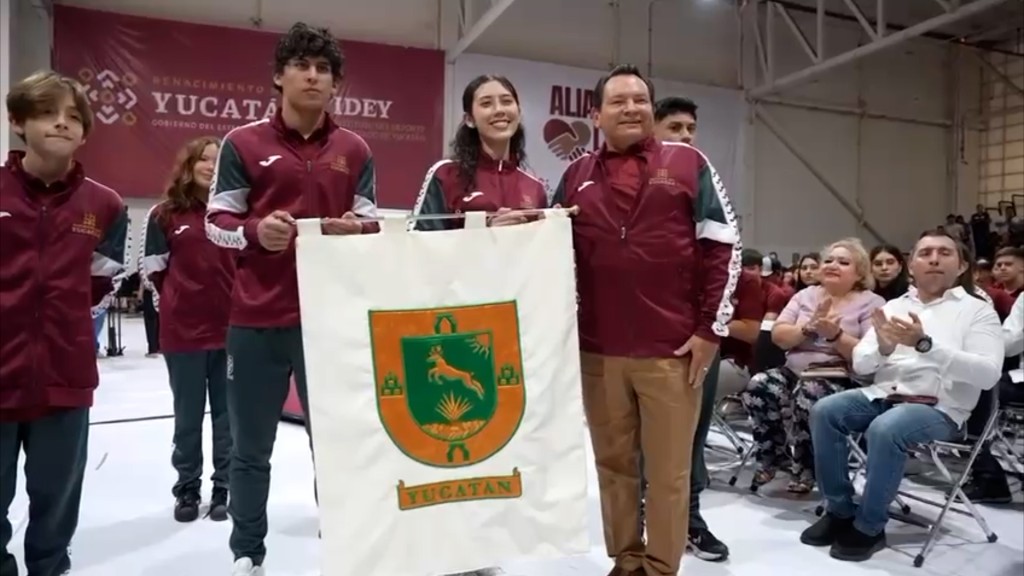 Abanderan a delegación yucateca rumbo Olimpiada Nacional Conade 2026