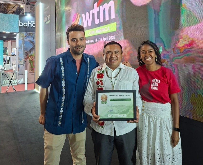 Reconocen a Co’ox Mayab de Yucatán en los Premios de Turismo Responsable WTM Latin America, en Brasil