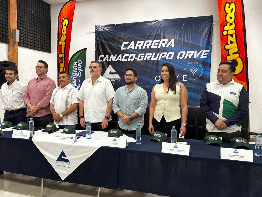 Anuncian Canaco y Grupo Orve su próxima carrera